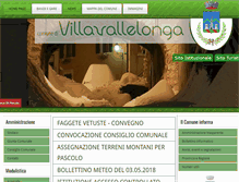 Tablet Screenshot of comune.villavallelonga.aq.it